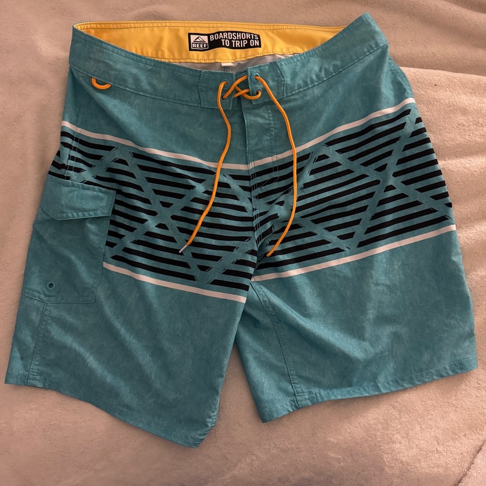 Reef Blue and Orange Board shorts [FINALE SALE]